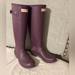 Hunter Deep Purple Rain Boots